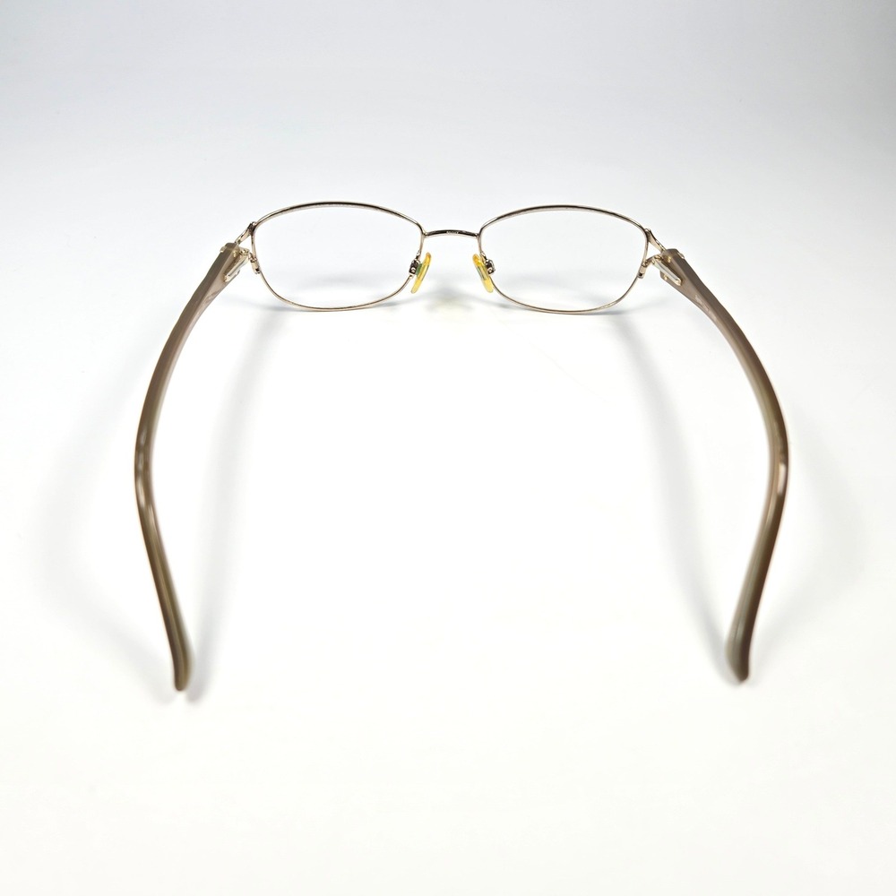 Zyloware Sophia Loren Eyeglasses‎ M169 Gold Tan Oval Metal Frames 50-17-140 - Picture 6 of 14